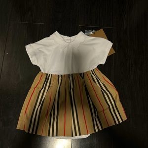 Authentic Burberry dress for baby girl